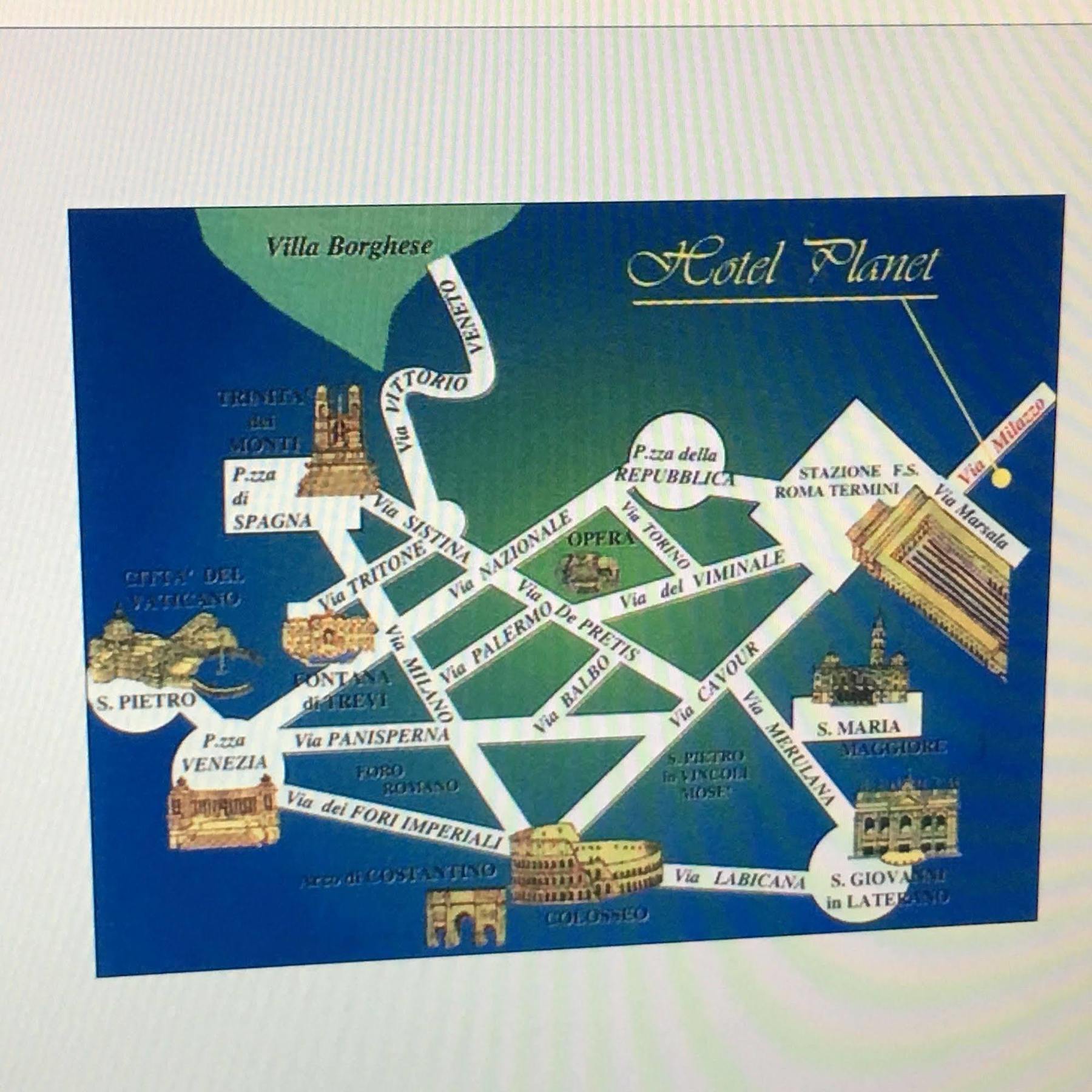 Hotel Planet Rome Luaran gambar